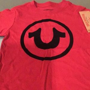 NWT Authentic True Religion Boys Red Shirt